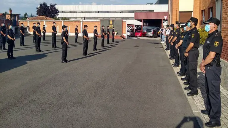 La Policía Nacional cuenta con 17 nuevos funcionarios en Pamplona. POLICÍA NACIONAL