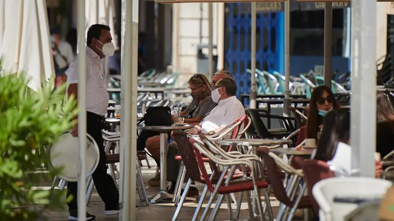 Celebración del primer día de las “no fiestas” de Tudela 2020 por la crisis del coronavirus. PABLO LASAOSA