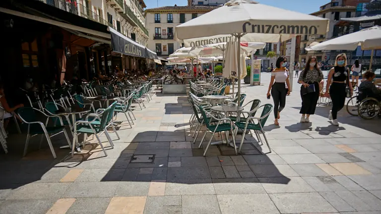 Celebración del primer día de las “no fiestas” de Tudela 2020 por la crisis del coronavirus. PABLO LASAOSA