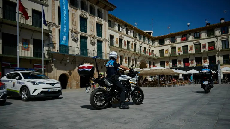 Celebración del primer día de las “no fiestas” de Tudela 2020 por la crisis del coronavirus. PABLO LASAOSA
