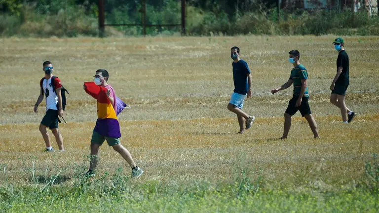 Los Reyes de España vitian el centro de ASPACE durante su gira por España. PABLO LASAOSA