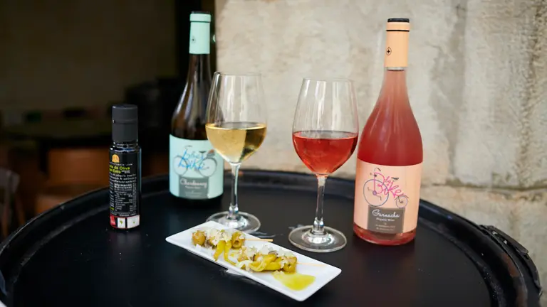 Presentación de la Ruta de la Gilda y del calendario gastronómico de la Asociación Navarra de Pequeña Empresa de Hostelería (Anapeh). PABLO LASAOSA
