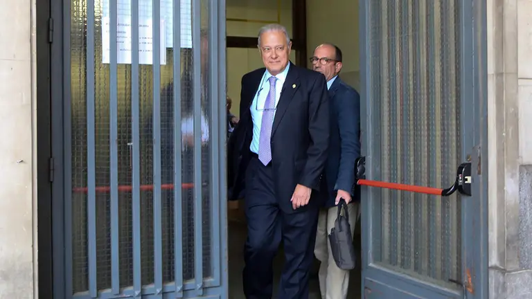 El exconsejero Ángel Ojeda tras su declaración judicial, en una imagen de archivo. EUROPA PRESS