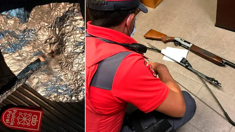 Casi 30 denuncias por alcohol, drogas y armas en un dispositivo de las no fiestas de Malerreka y Cinco Villas POLICÍA FORAL