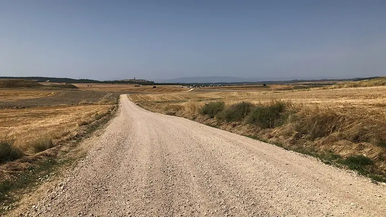 Uno de los caminos reformados de Lerín. GOBIERNO DE NAVARRA