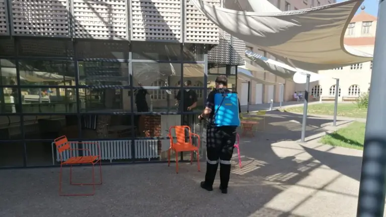 Desinfección en Tudela ante el nuevo brote de coronavirus (2) CEDIDA