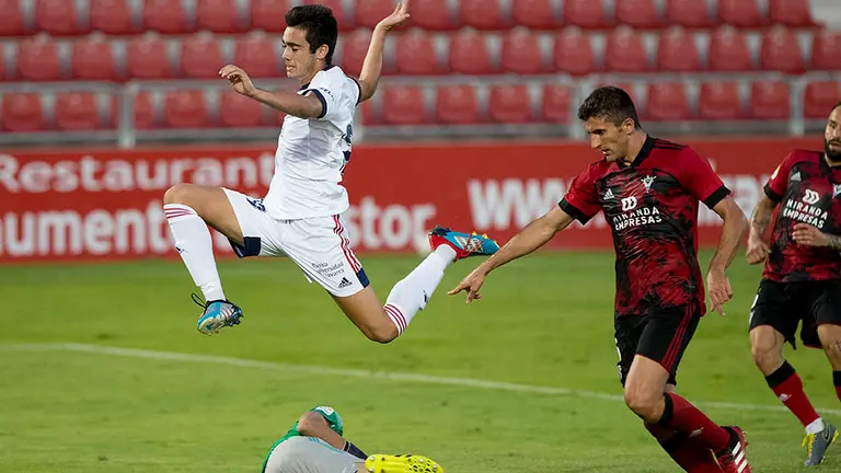 Partido de Osasuna ante el Mirandés dentro de la pretemporada 20-21 disputado en Anduva y con victoria del cuadro rojillo por 2-0. CA OSASUNA (6)