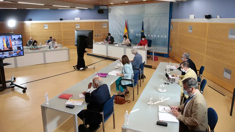 Reunion multisectorial de Educación y Sanidad para abordar el inicio del curso escolar. POOL JOSÉ MARÍA CUADRADO