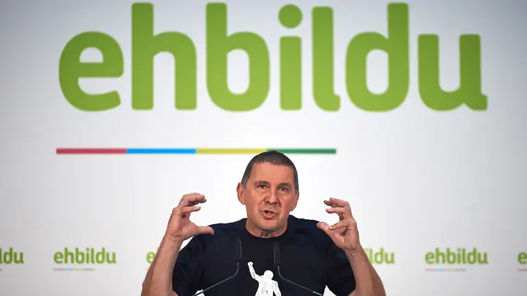 EH Bildu da comienzo al curso político con un acto en el que participa Arnaldo Otegi. MIGUEL OSÉS