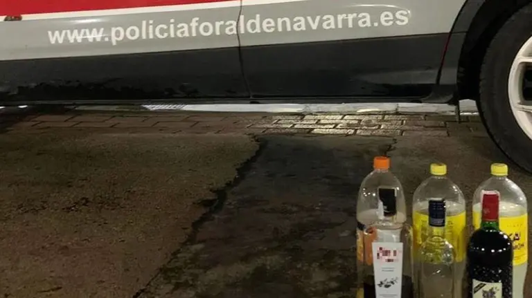 Botellón en Mutilva, con menores implicados POLICÍA FORAL