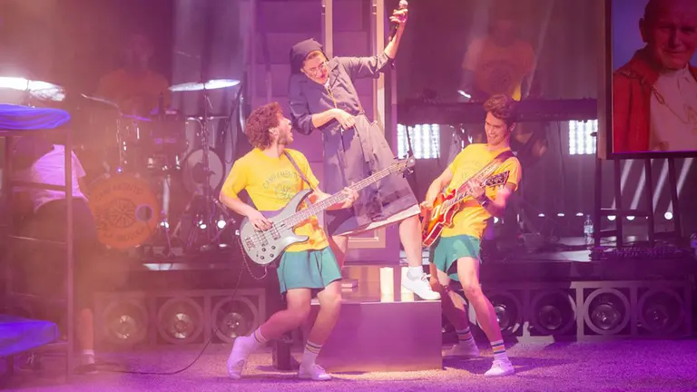 Uno de los momentos del musical 'La Llamada'. ARCHIVO