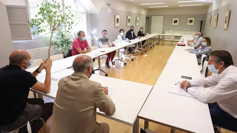 Reunión de la comisión de trabajo Covid-19 para la educación - GOBIERNO DE NAVARRA