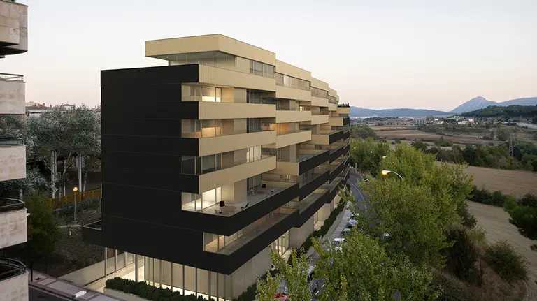 Recreación gráfica de las viviendas VPO que se construirán en Barañáin GOBIERNO DE NAVARRA