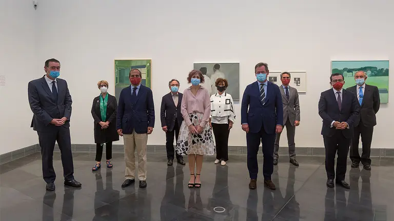 Presentación de la muestra De la belleza y lo sagrado, de Isabel Baquedano, en el Museo Universidad de Navarra. UNAV