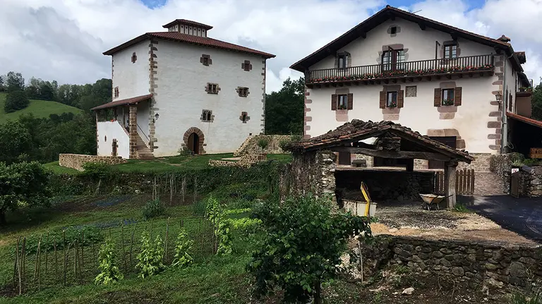 Aspecto actual de la torre Dorrea de Irurita tras su restuaración GOBIERNO DE NAVARRA