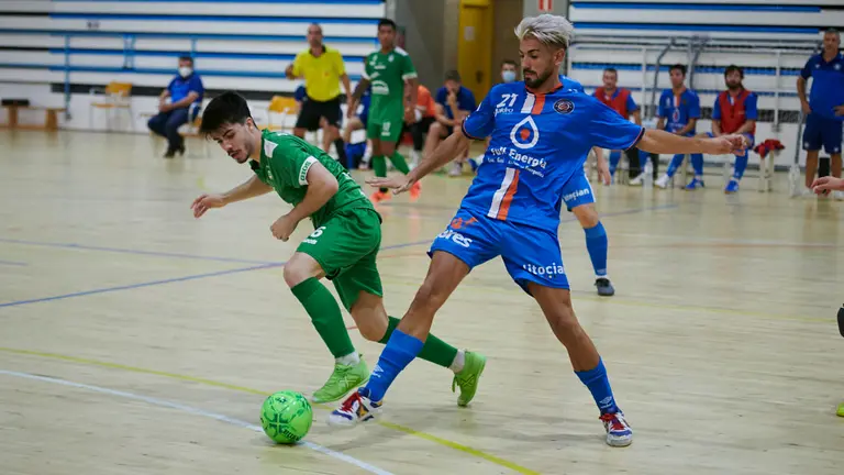 Partido amistoso entre Osasuna Xota y Colo Colo Zaragoza. PABLO LASAOSA