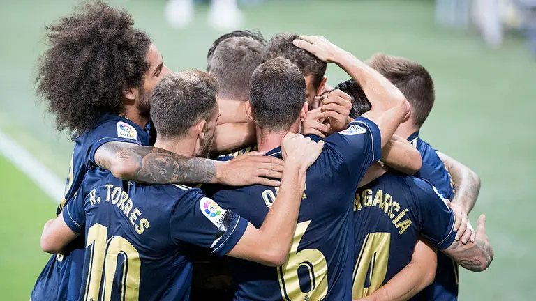 Partido Cádiz-Osasuna de la primera jornada de la LaLiga 20-21 con victoria rojilla 0-2. CA OSASUNA (16)