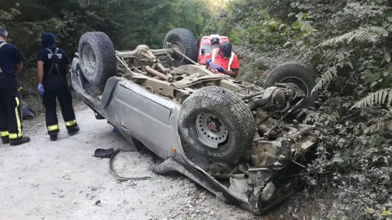 Accidente de tráfico en Olazagutía BOMBEROS DE NAVARRA