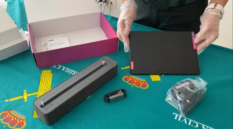 Imagen de los artículos robados. GUARDIA CIVIL