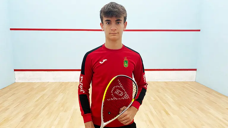 Joel Eransus triunfa en el campeonato de España de Squash. Cedida.