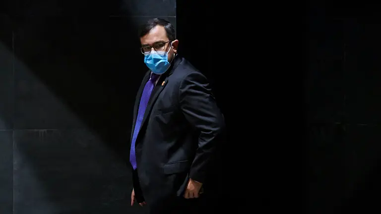 Javier Remírez, vicepresidente del Gobierno de Navarra. PABLO LASAOSA