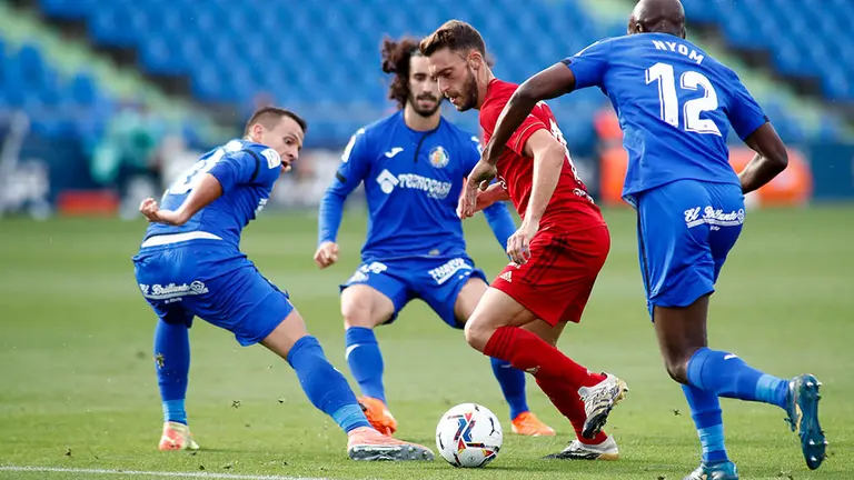 Partido de la 2ª jornada de LaLiga 2020-2021 disputado entre Getafe y Osasuna en el coliseo Alfonso Pérez. Oscar J. Barroso / AFP7 / Europa Press