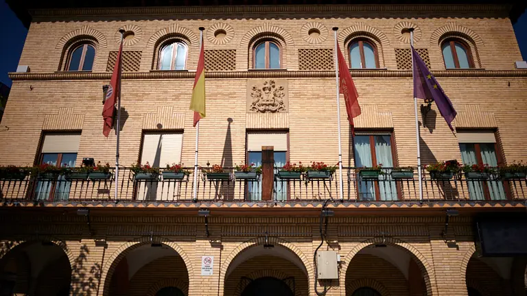 El pueblo de Peralta, a horas de ser confinado por los rebrotes de coronavirus tras sus no fiestas. PABLO LASAOSA