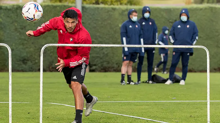 Facundo Roncaglia en Tajonar. CA Osasuna.