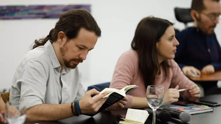 08/06/2018 El líder de Podemos, Pablo Iglesias, y la portavoz partamentaria, Irene Montero, durante el encuentro Rumbo 2020
EUROPA ESPAÑA POLÍTICA
