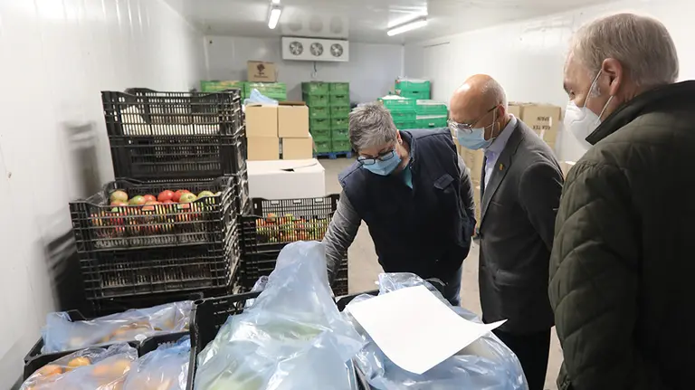 Visita del consejero Ciriza al Banco de Alimentos de Navarra (2) GOBIERNO DE NAVARRA