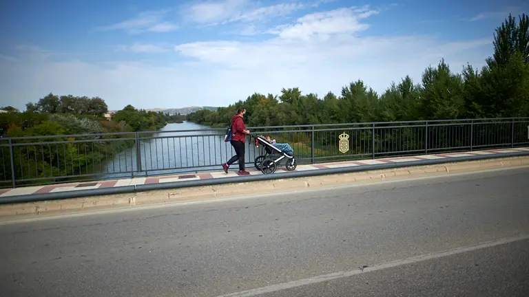 La localidad navarra de Funes se prepara para entrar en el confinamiento desde este miercoles por el elevado numero de casos por coronavirus. MIGUEL OSÉS