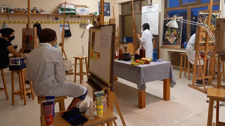 La Escuela Municipal de Artes y Oficios - Catalina de Oscáriz arranca el curso 2020-2021 con medidas anti-Covid. AYUNTAMIENTO DE PAMPLONA