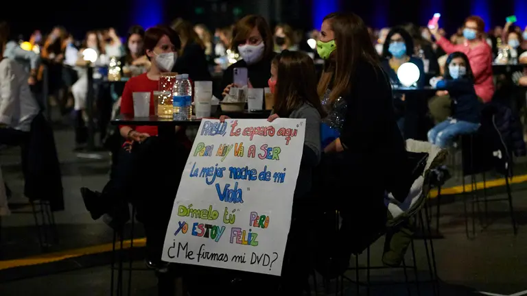 Concierto de Pablo López en el Navarra Arena bajo grandes medidas de seguridad por la crisis del coronavirus. PABLO LASAOSA