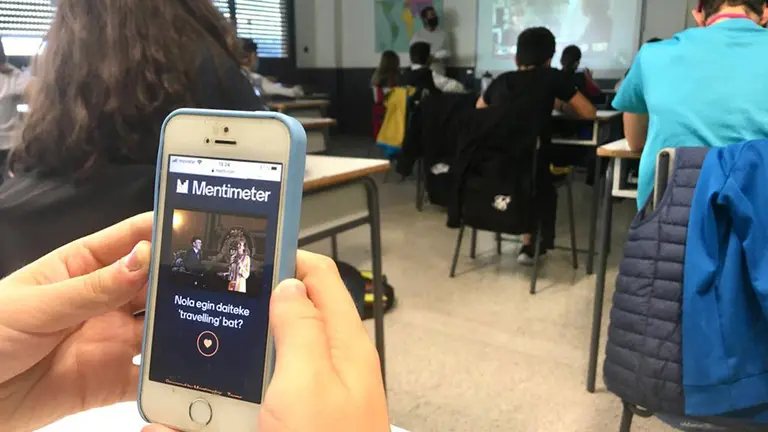 Alumnado durante la clase de 'Creatividad digital'. - GOBIERNO DE NAVARRA