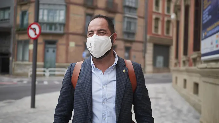 El portavoz del PSN en el Parlamento de Navarra, Ramón Alzórriz. EUROPA PRESS