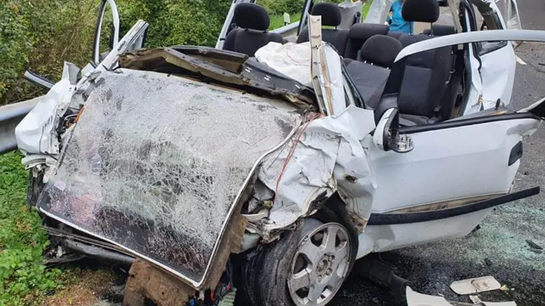 Fallece un conductor en la N-121-B en una colisión frontal con un camión BOMBEROS DE NAVARRA