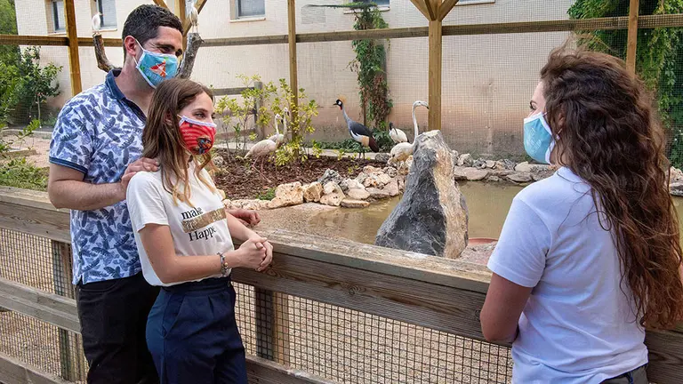 Imagen del aviario de Sendaviva. CEDIDA