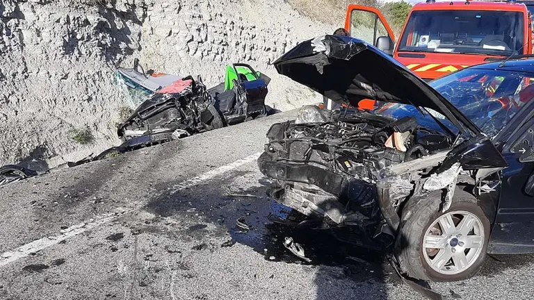 Accidente en la NA-700, en el término municipal de Ororbia BOMBEROS DE NAVARRA