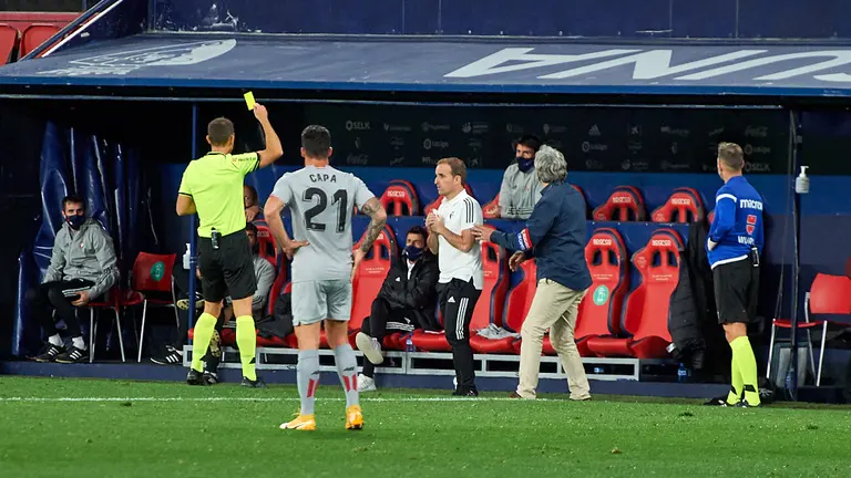 Cuadra Fernández Partido del centenario jugado en el estadio de El Sadar de Pamplona entre Osasuna y Athletic de Bilbao correspondiente a la jornada número 7. MIGUEL OSÉS