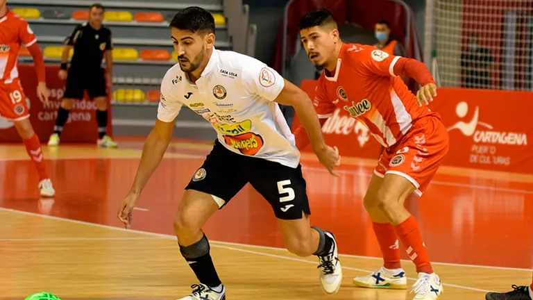 Partido de fútbol sala entre el Cartagena FS y el Ribera Navarra. @SomosFutsal.