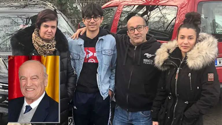 De izquierda a derecha, Coral Hernández Prieto, Leandro Mateos Hernández, José Mateos Mariscal, y Yhasmin Mateos Hernández. CEDIDA