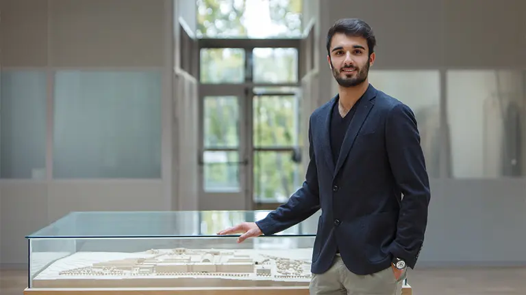 Aitor Nicuesa García, estudiante embajador en la UPNA de las carreras profesionales en la Unión Europea para el curso 2020/21. UPNA