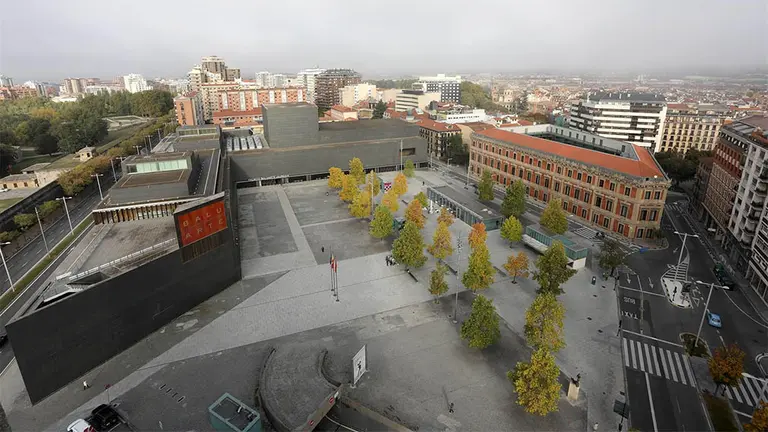 Vista del primer ensanche de Pamplona. AYUNTAMIENTO DE PAMPLONA