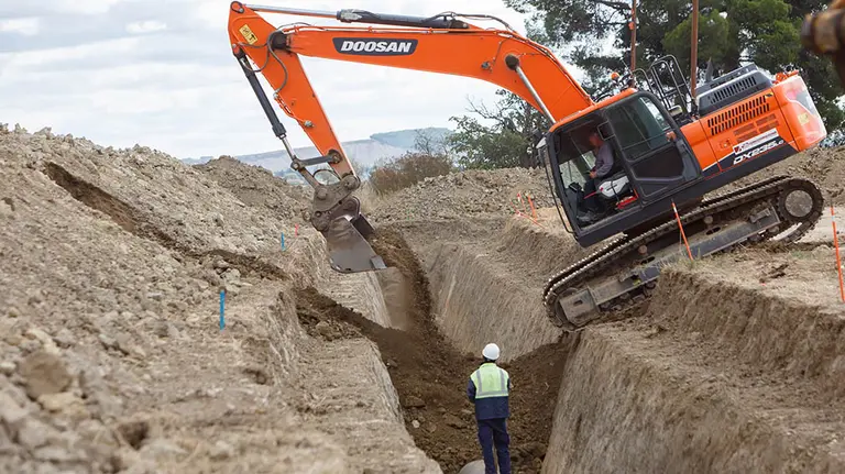 Obras del Canal de Navarra a su paso por Peralta. GOBIERNO DE NAVARRA