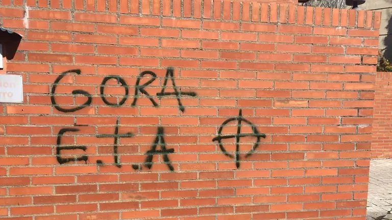 Una pintada en favor de ETA en una imagen de archivo.