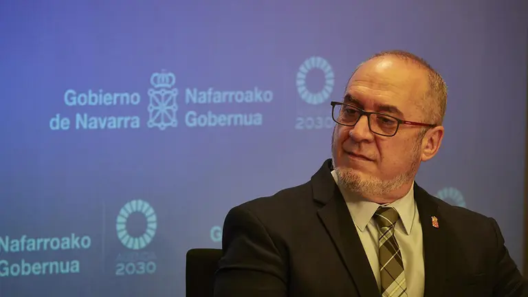 El consejero de Universidad, Innovación y Transformación Digital del Gobierno de Navarra, Juan Cruz Cigudosa. EUROPA PRESS