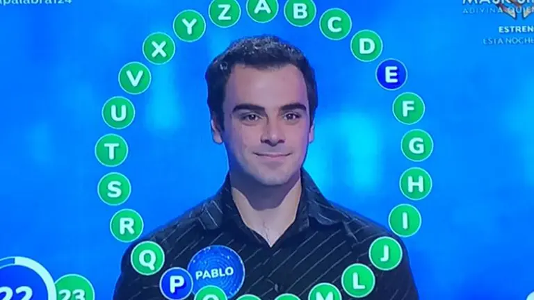 Pablo, concursante de Pasapalabra que no pudo llevarse el rosco por culpa de una localidad navarra