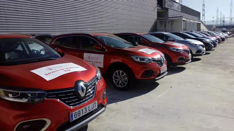 Parte de los vehículos adquiridos por Salud para dar asistencia a situaciones de urgencias en las zonas rurales. GOBIERNO DE NAVARRA