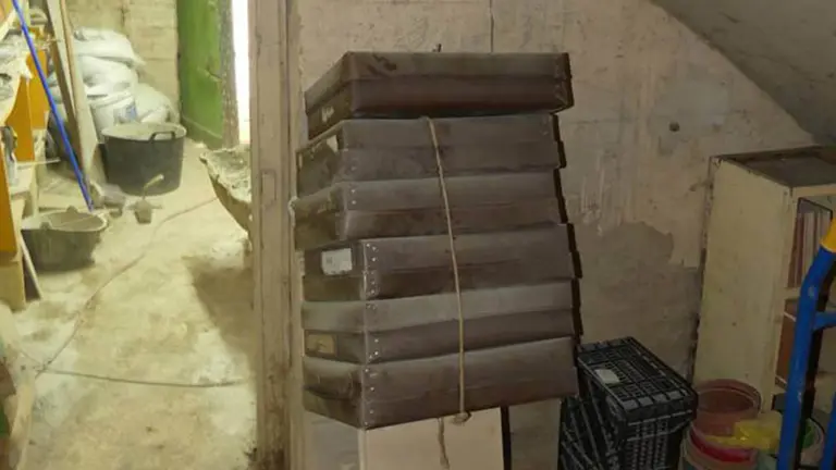 Almacén de Tudela en el que se produjo el robo. POLICÍA NACIONAL