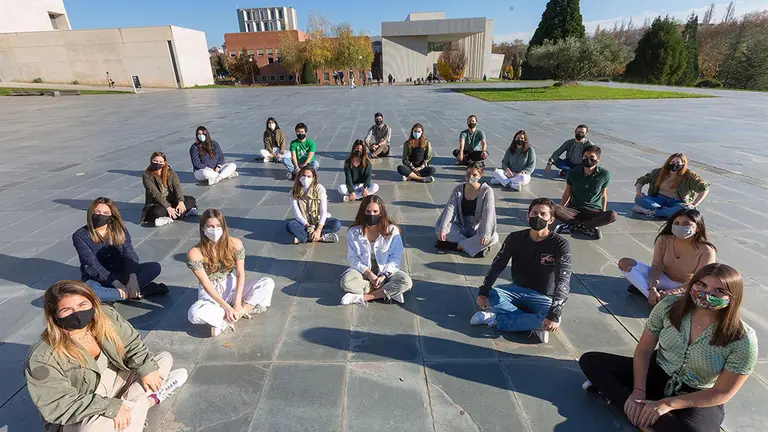 Alumnos de la Universidad de Navarra crean un club para vivir el campus de un modo sostenible. UNIVERSIDAD DE NAVARRA